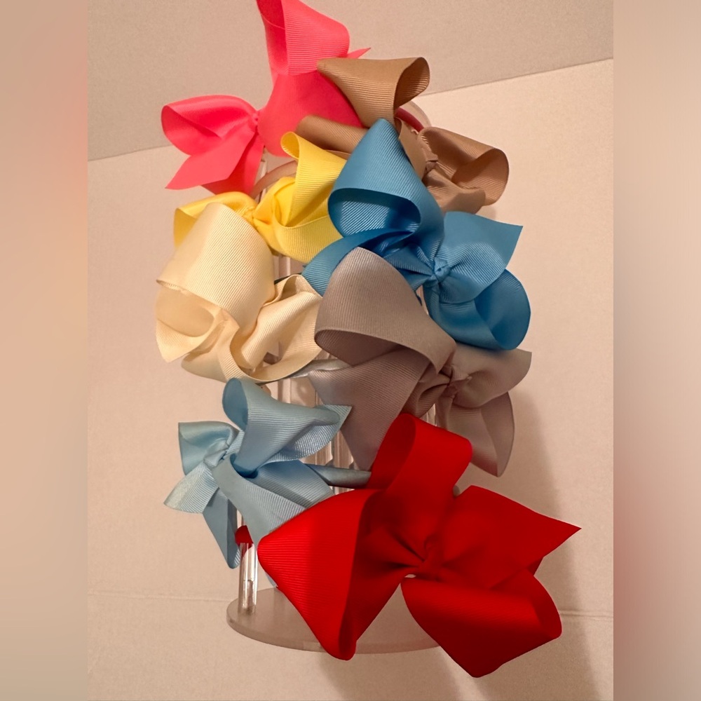 8 Grosgrain Bow Headbands